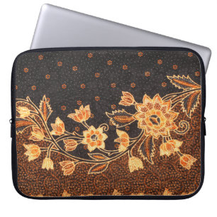 Malaysian Indonesian Batik Art Beauty Laptop Sleeve