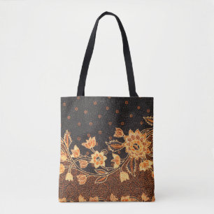 Malaysian Indonesian Batik Art Beauty Tote Bag