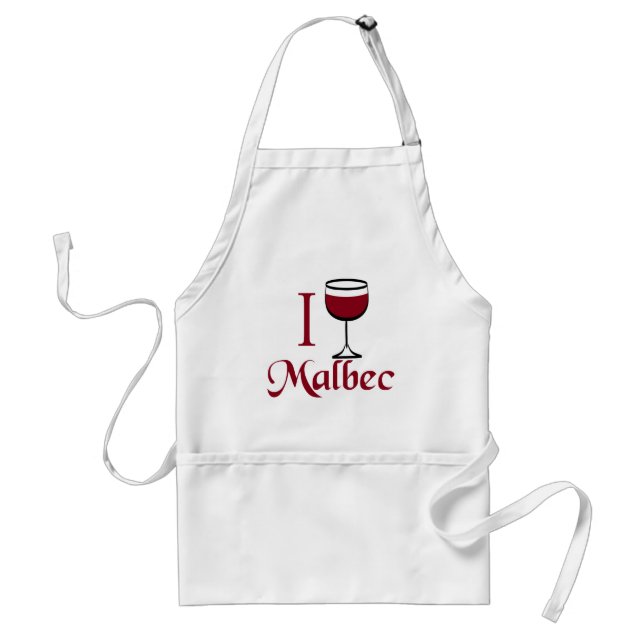 Malbec Wine Lover Standard Apron (Front)