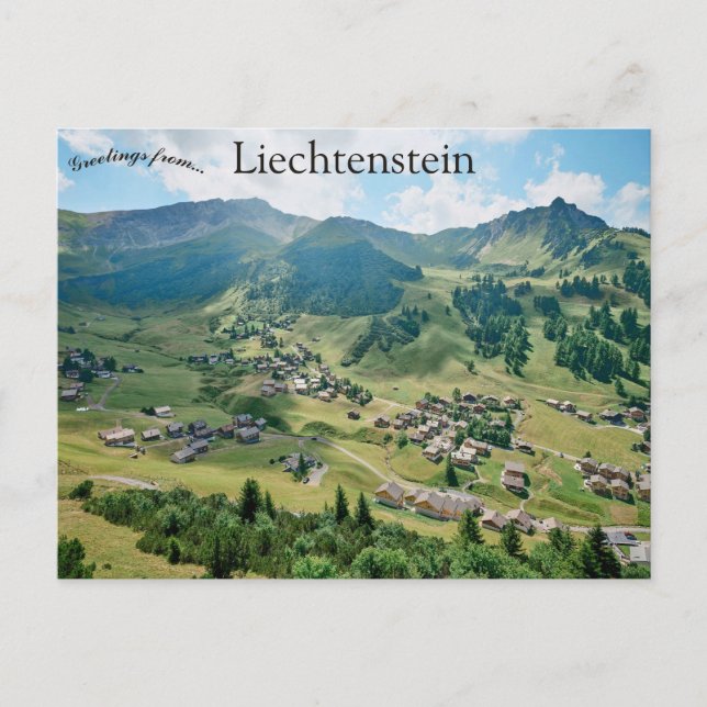 Malbun Liechtenstein Postcard (Front)