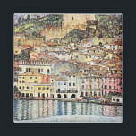 Malcesine am Gardasee by Gustav Klimt Magnet<br><div class="desc">Malcesine am Gardasee,  famous painting by Gustav Klimt,  1913.</div>