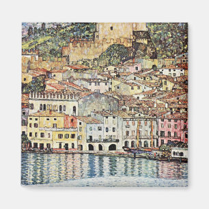 Malcesine am Gardasee by Gustav Klimt Magnet