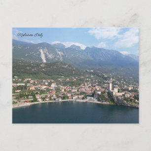 Malcesine Lake Garda Italy Holiday Postcard