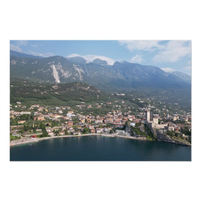 Malcesine Lake Garda Italy Poster (Front)