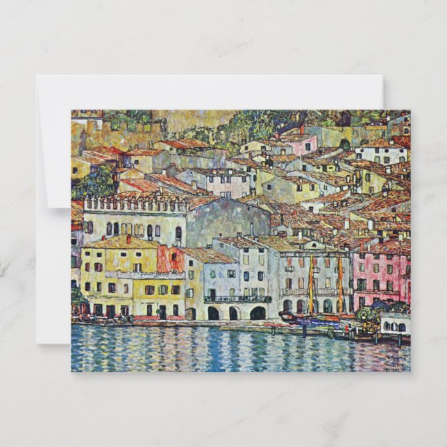 Malcesine on Lake Garda By Gustav Klimt (Front)
