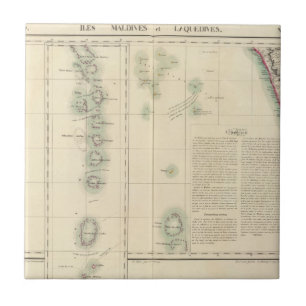 Maldives and Lakshadweep Islands Asia 107 Tile