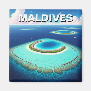 Maldives Atolls Indian Ocean Magnet