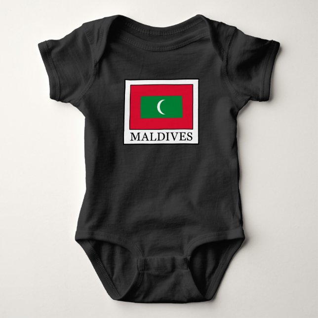 Maldives Baby Bodysuit (Front)