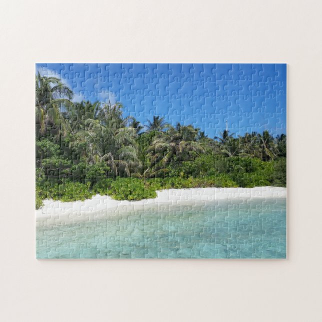 Maldives Beach Jigsaw Puzzle (Horizontal)