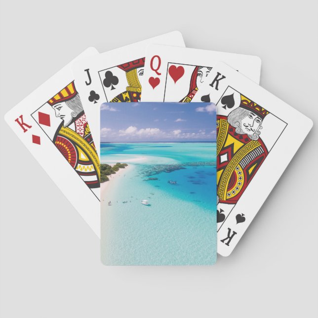Maldives Beach Playing Cards (Back)