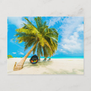 Maldives Beach postcard