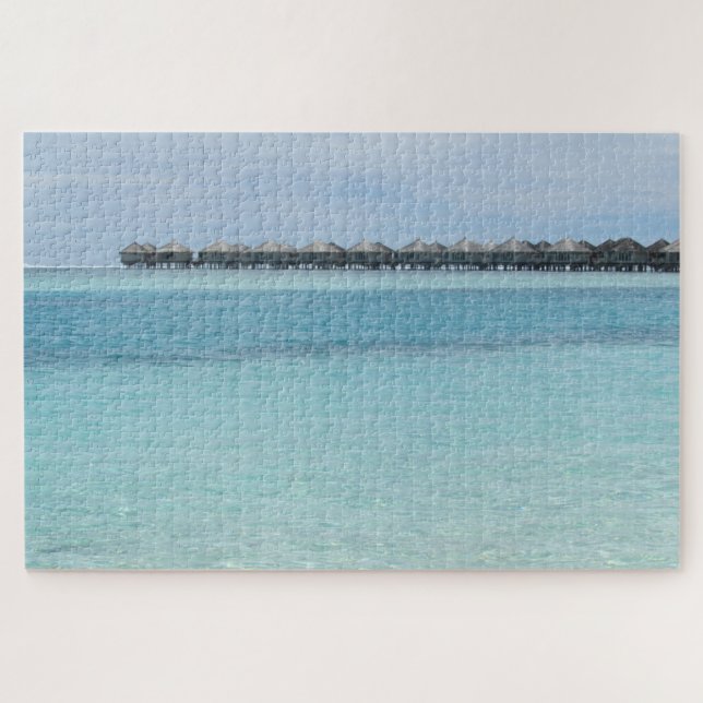 maldives bures jigsaw puzzle (Horizontal)