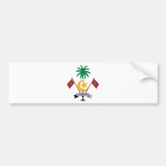Maldives Coat of Arms Bumper Sticker