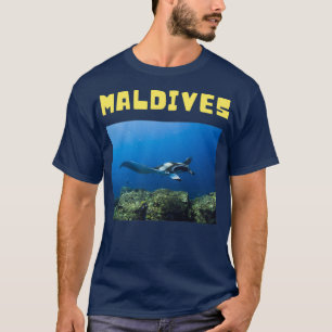 Maldives cute manta ray diving T-Shirt