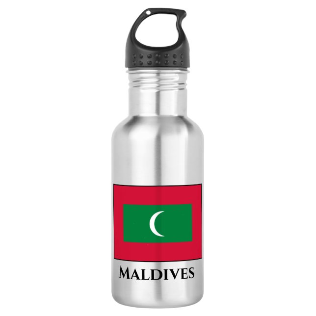 Maldives Flag 532 Ml Water Bottle (Front)