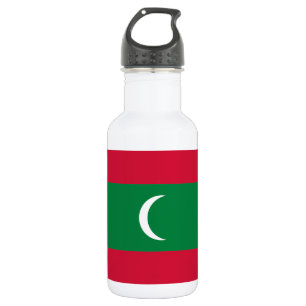 Maldives Flag 532 Ml Water Bottle