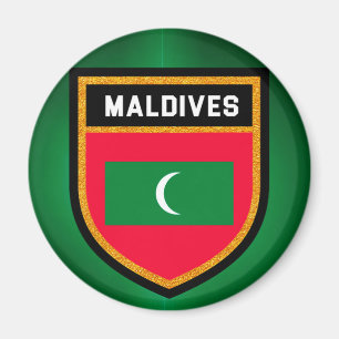 Maldives Flag Magnet
