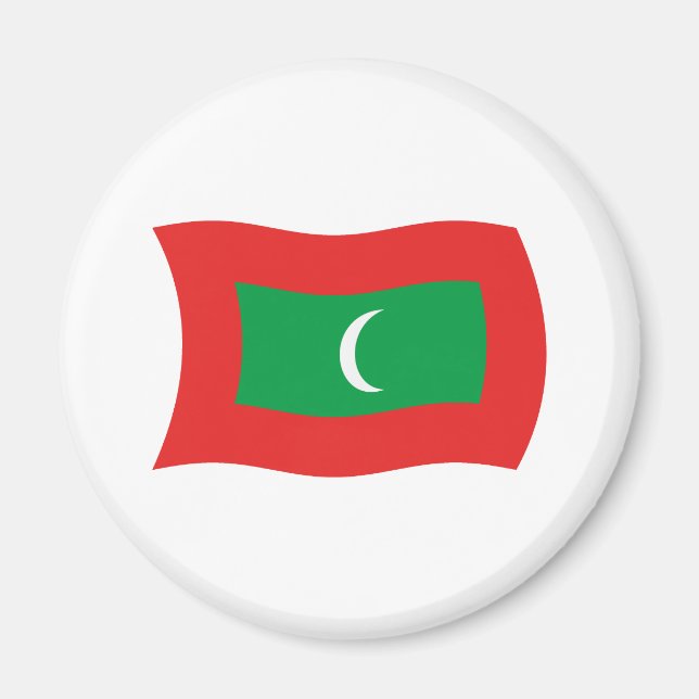 Maldives Flag Magnet (Front)