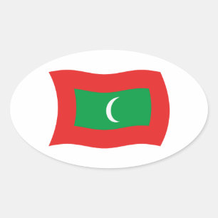 Maldives Flag Sticker