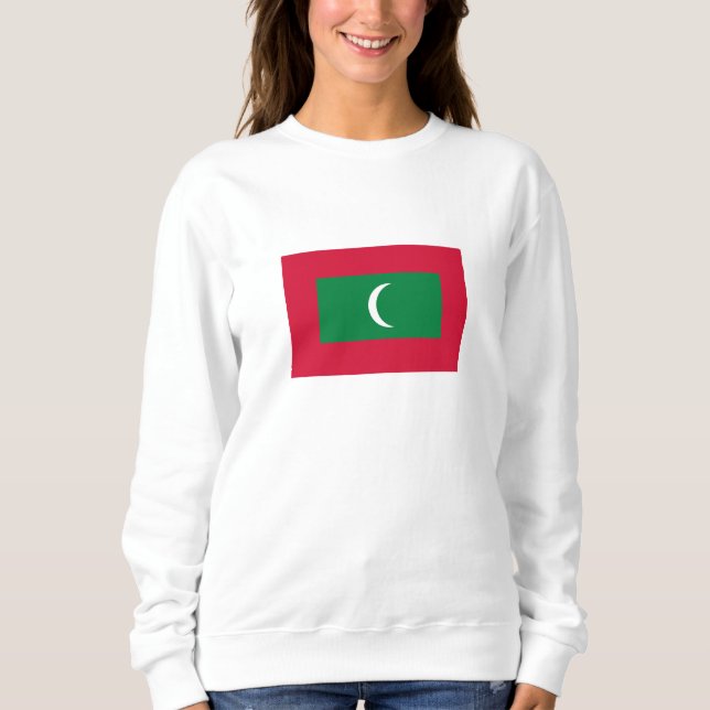 Maldives Flag Sweatshirt (Front)