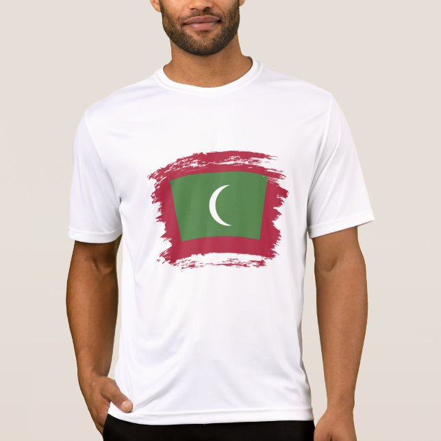 Maldives flag T-Shirt (Front)