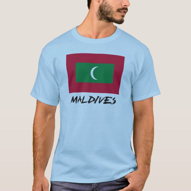 Maldives Flag T-Shirt (Front)