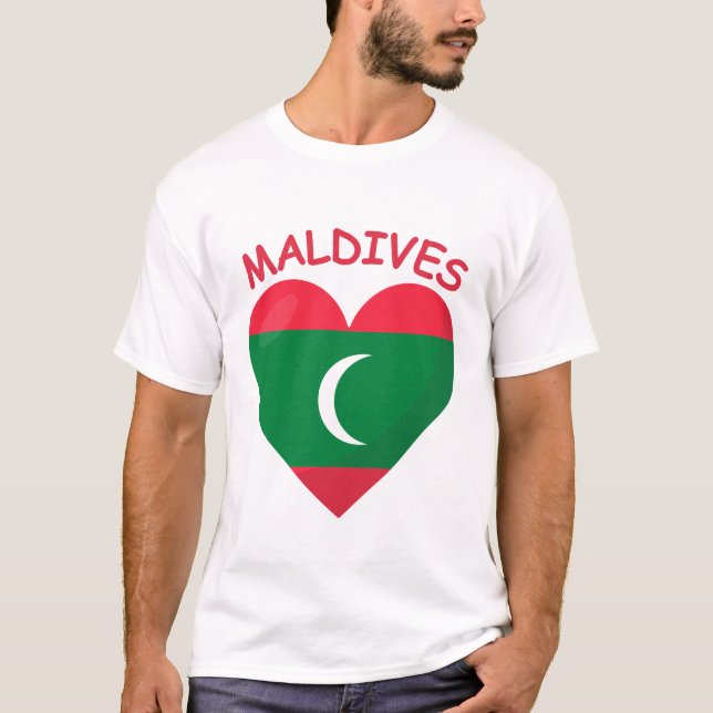Maldives flag T-Shirt (Front)