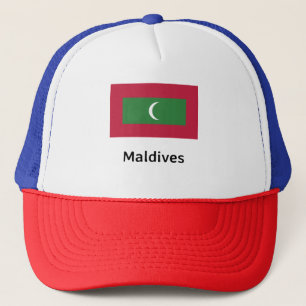 Maldives Flag Trucker Hat