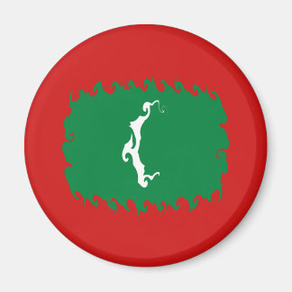Maldives Gnarly Flag Magnet