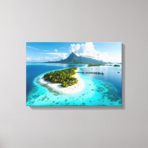 Maldives islands  canvas print