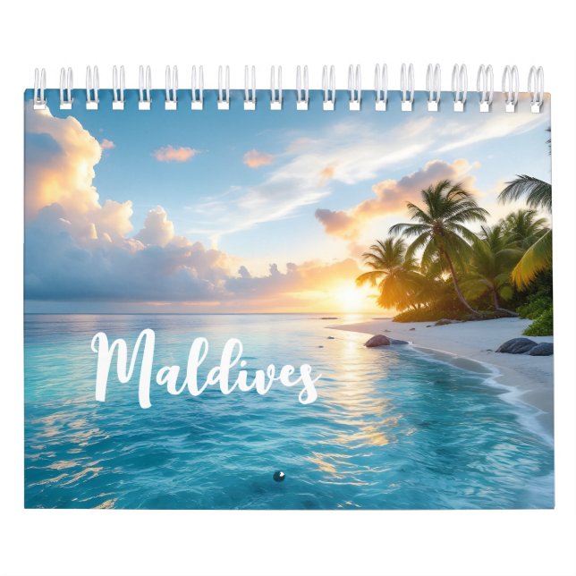 Maldives landscape calendar (Cover)