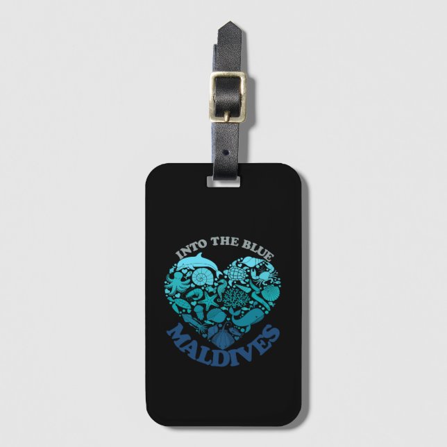 MALDIVES Luggage Tag (Front Vertical)