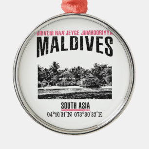 Maldives Metal Tree Decoration