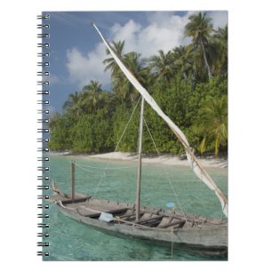 Maldives, North Male Atoll, Island of Kuda Spiral Notebook