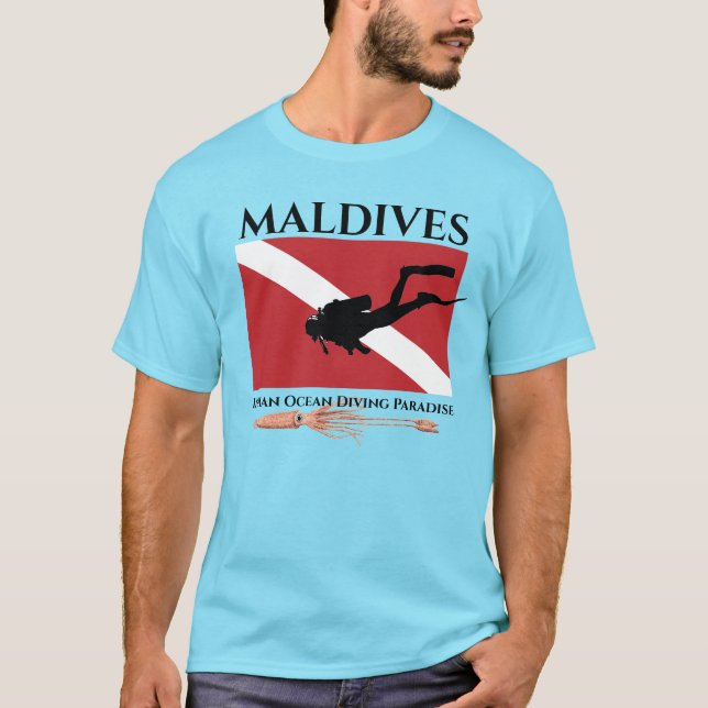 Maldives Scuba T-Shirt (Front)