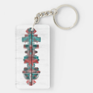 Maldives Skyline Key Ring
