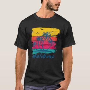 Maldives  summer beach holiday destination T-Shirt