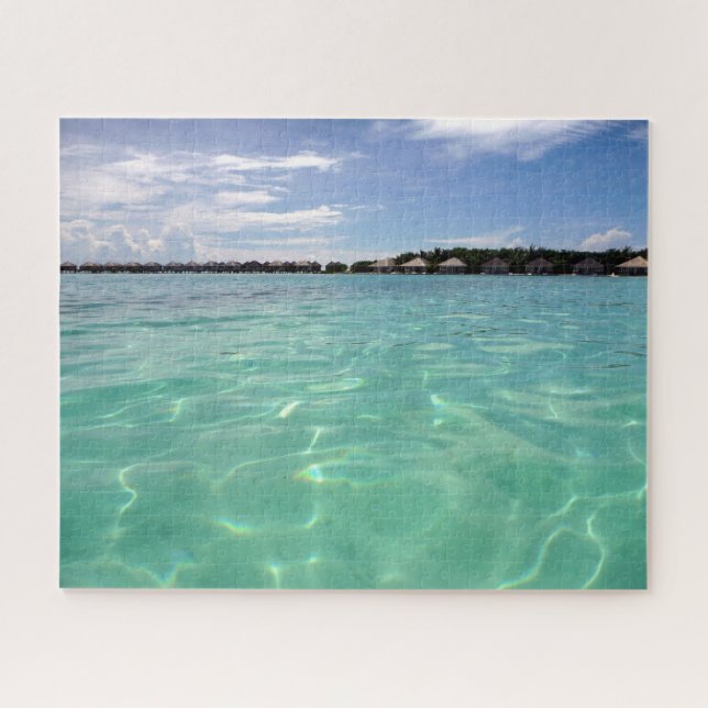 maldives tropical waters jigsaw puzzle (Horizontal)