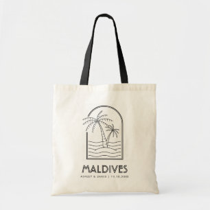 Maldives Wedding Weekend Destination Wedding Tote Bag