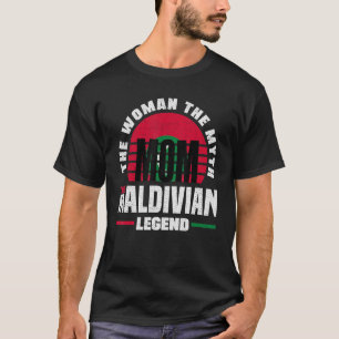 Maldivian Maldives Maldivian Flag Mothers Day T-Shirt