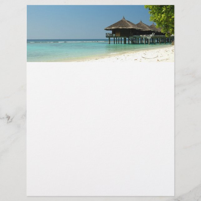 Maldivian resort flyer (Front)