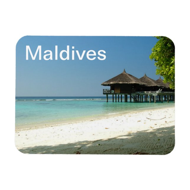 Maldivian resort magnet (Horizontal)