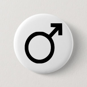 Male 6 Cm Round Badge