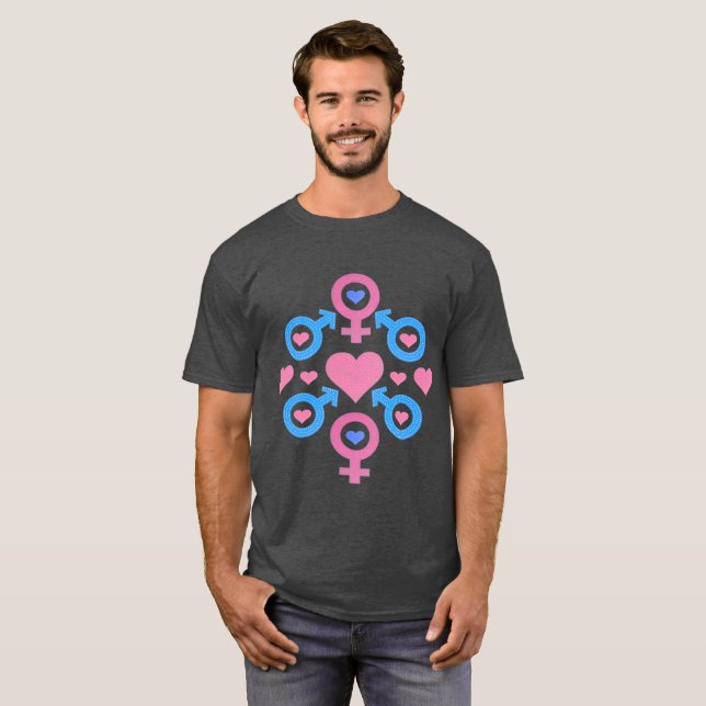 Male and female symbols T-Shirt (Front Full)
