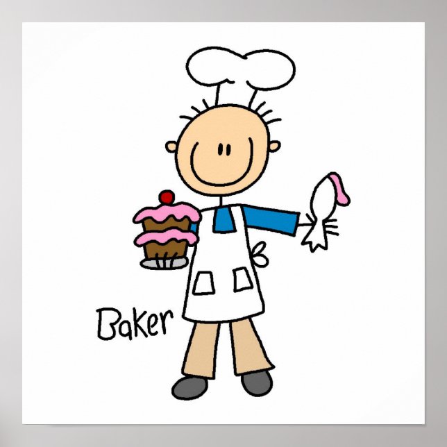 Male Baker Poster (Front)