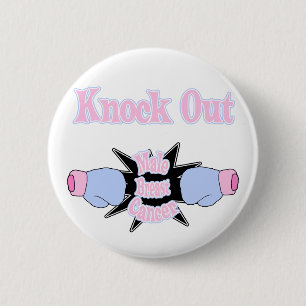 Male Breast Cancer 6 Cm Round Badge