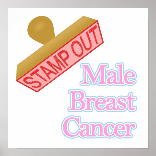 Male Breast Cancer Poster (Front)