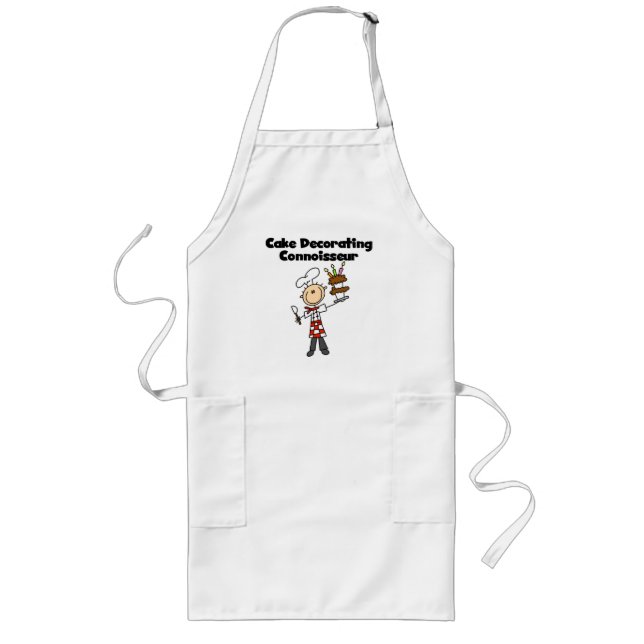 Male Cake Decorating Connoisseur Long Apron (Front)