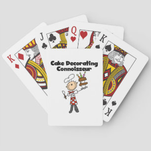 Male Cake Decorating Connoisseur Playing Cards