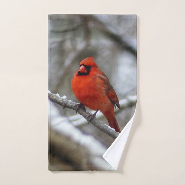 Male Cardinal Bath Towel Set (Hand Towel)